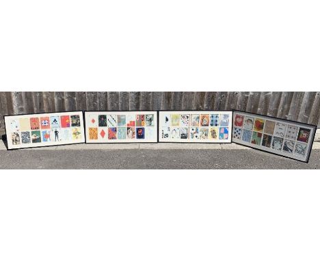 Alan Driscoll/A Deck of Cards/56 playing cards each printed with a different work of art, artists represented include Patrick