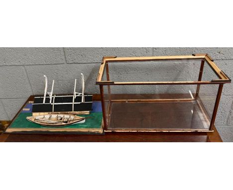 A scratch built model of a whaling boat  