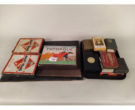 A good selection of vintage card packs including 'Pit', Happy Families - Vienna, P &amp; O and Oriental Line cruise liner pac