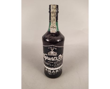 A bottle of vintage Niepourts Diamante tawny port