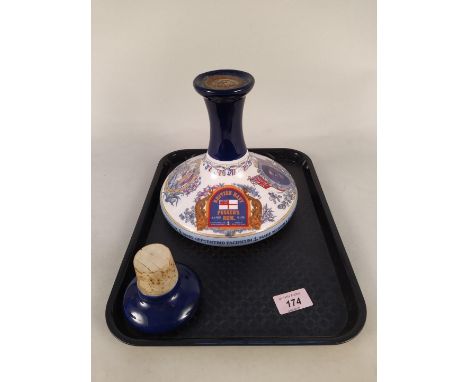 A full one litre Wade ceramic decanter of Pussers Rum