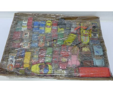 A collection of Corgi die-cast model vehicles including Dougal, Miss Piggy and Fozzy bear, thirty-eight in total