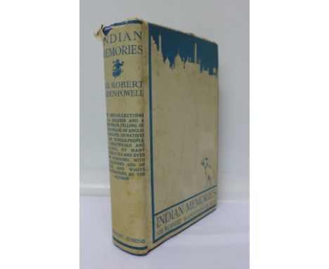 Indian Memories, Recollections of Soldiering, Sport, etc., Sir Robert Baden Powell, published by Herbert Jenkins Limited, 191