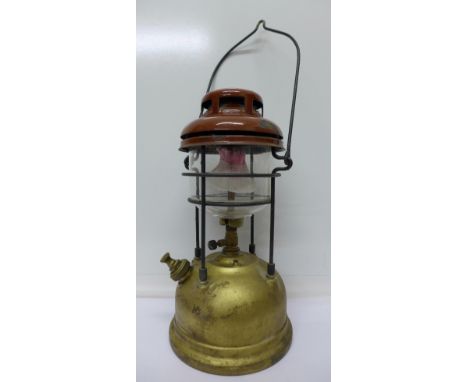 A Tilley lamp