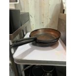 9 Vogue Frying Pans, 20cm dia, 4 Cast Iron Frying Pans, 14in dia.