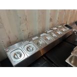 An Empire Salad Bar, 87 x 35cm.