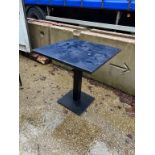 11 Formica Topped Dining Tables, 70 x 70cm.