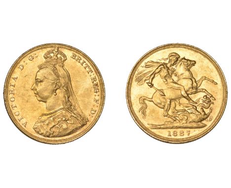 Australia, Victoria, Sovereign, 1887m, Jubilee head (M 125D; S 3867A). Extremely fine  £400-£500  ---  Provenance: A Collecti
