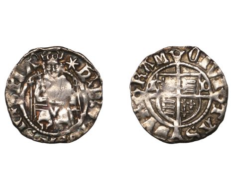 Henry VIII (1509-1547), Bp Tunstall, Penny, Second coinage, mm. star on obv. only, cd at sides of shield, 0.68g/12h (Allen 21