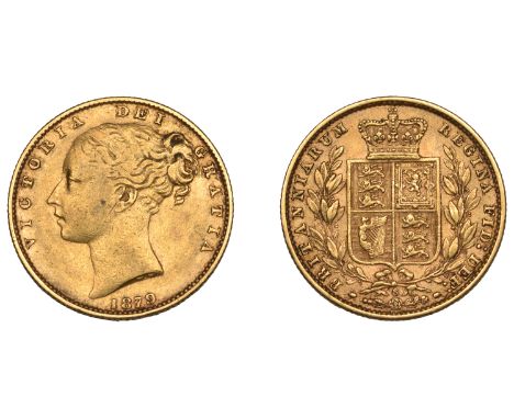 Australia, Victoria, Sovereign, 1879s, shield rev. (M 75; S 3855). About very fine £340-£400
