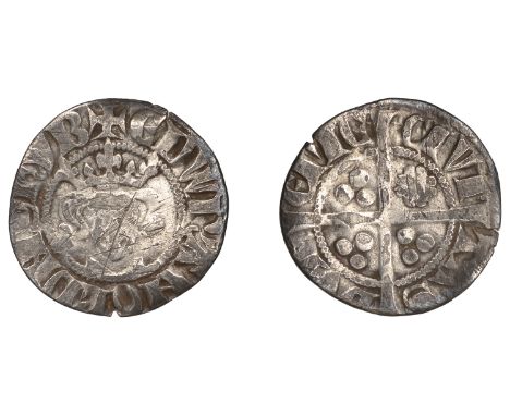 Edward I (1272-1307), Bp de Insula, Penny, class 4b, mm. cross potent on obv. only, cross moline in second quarter, 0.94g/7h 