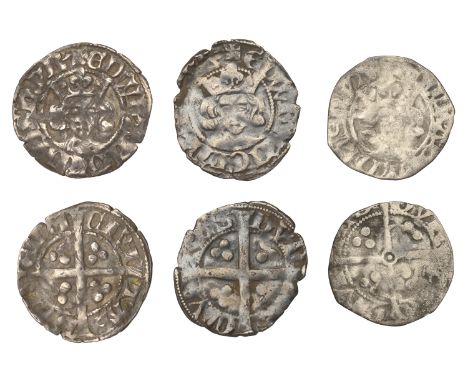 Edward III (1327-1377), Sede Vacante, Florin coinage, Pennies (2), both type D1/d1, mm. cross pattée on obv. only, no additio