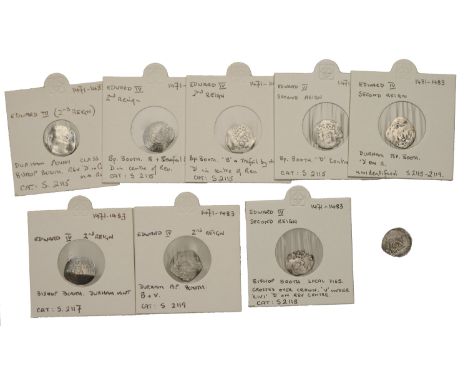 Edward IV (Second reign, 1471-1483), Bp Booth, Penny, local dies, mm. unclear, d and v by neck, rev. d in centre, 0.75g/5h (A