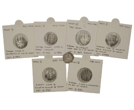 Henry V (1413-1422), Bp Langley, Penny, class G, mm. cross on obv. only, mullet and annulet by crown, annulet in second quart
