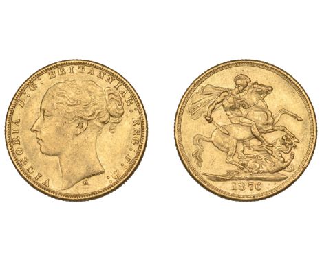 Australia, Victoria, Sovereign, 1876m, St George rev. (M 98; S 3857). Some contact marks, otherwise very fine £300-£400