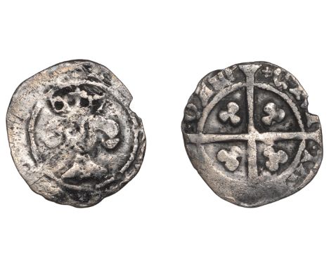 Henry IV or Henry V, Bp Langley, Penny, trefoil on breast, small quatrefoil before civi, 0.81g/8h (cf. DNW 178/96; Allen 154;