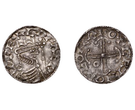 Edward the Confessor (1042-1066), Penny, Hammer Cross type, York, Outhgrimr, odgrim on eofer, annulet in third quarter, 1.08g