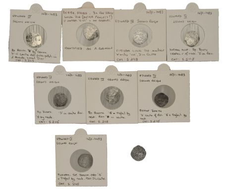 Edward IV (Second reign, 1471-1483), Bp Booth, Penny, mm. rose, lis by neck, rev. d in centre, 0.67g/3h (Allen 180; N 1660; S