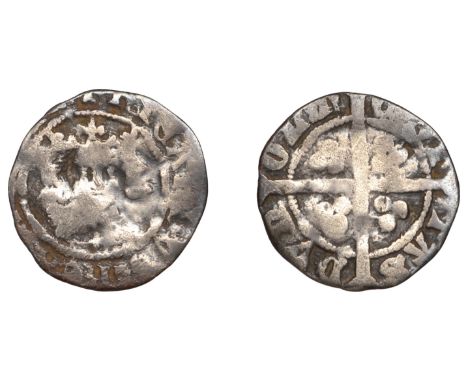 Richard II (1377-1399), Bp Fordham, Penny, early bust, lis on breast [?]. rev. reads dvnolm, 0.88g/7h (Allen 153; N 1328; S 1