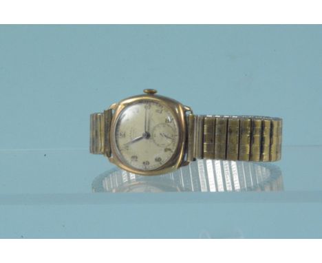 A mid 20th Century Rotary 9ct gold gents wristwatch
