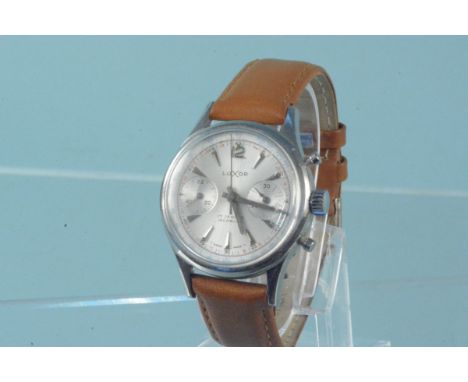 A c1950's Luxor chronograph gents wristwatch