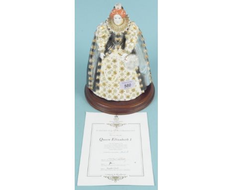 Royal Worcester figure of Queen Elizabeth I, No.423/4500