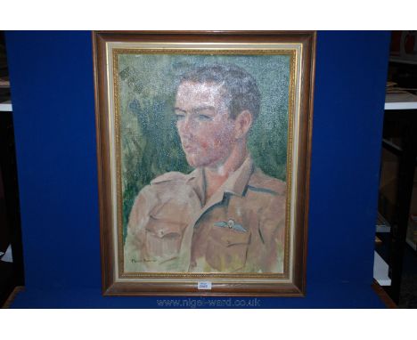 An Oil portrait of a Soldier