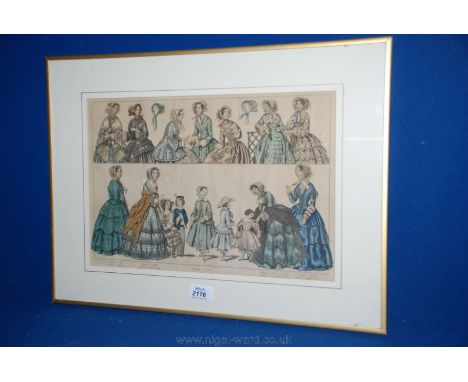 A Fashion Print, 15 1/4'' x 10 1/2''.
