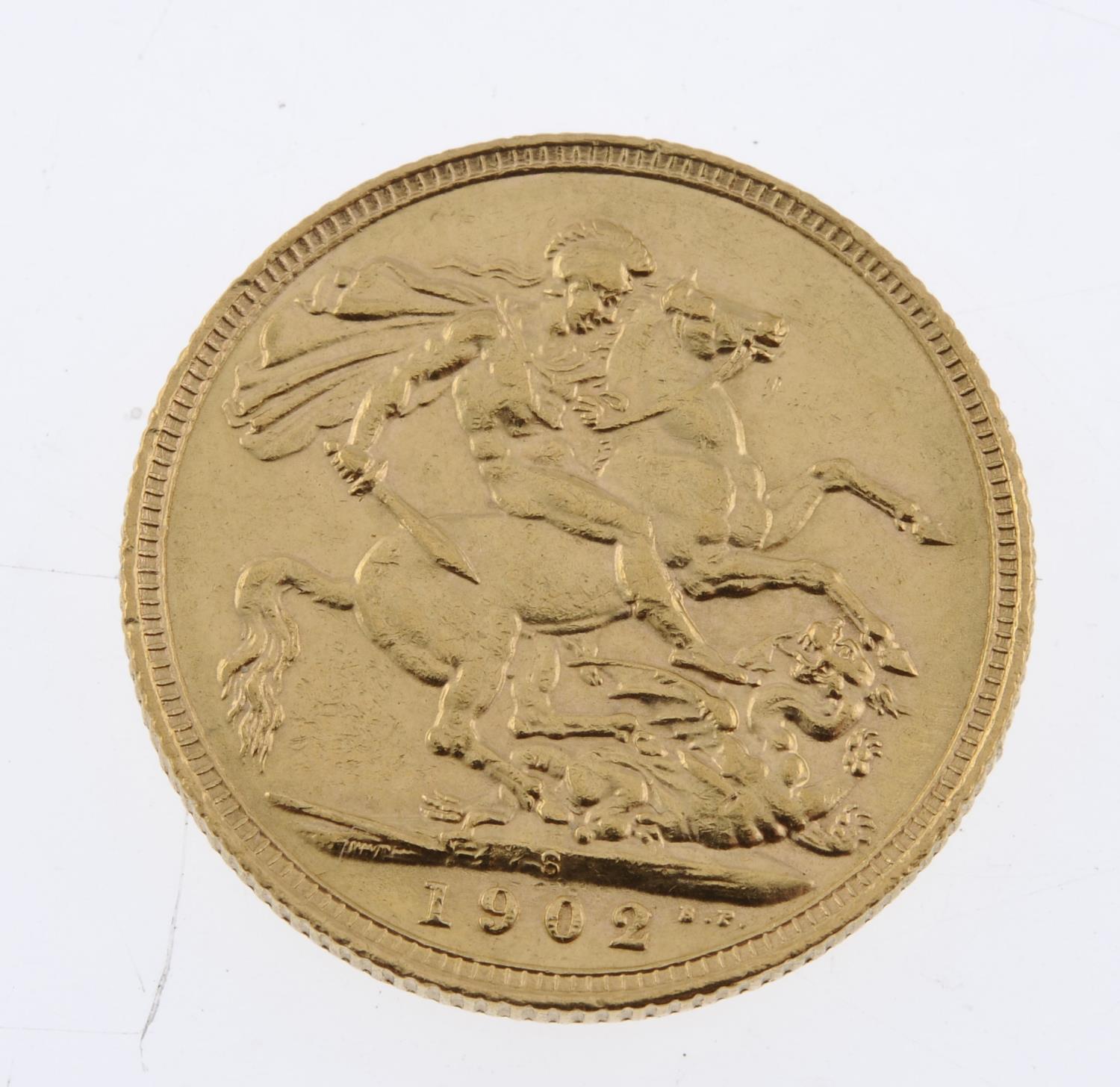 Edward VII, Sovereign 1902S. Very fine. Very fine.