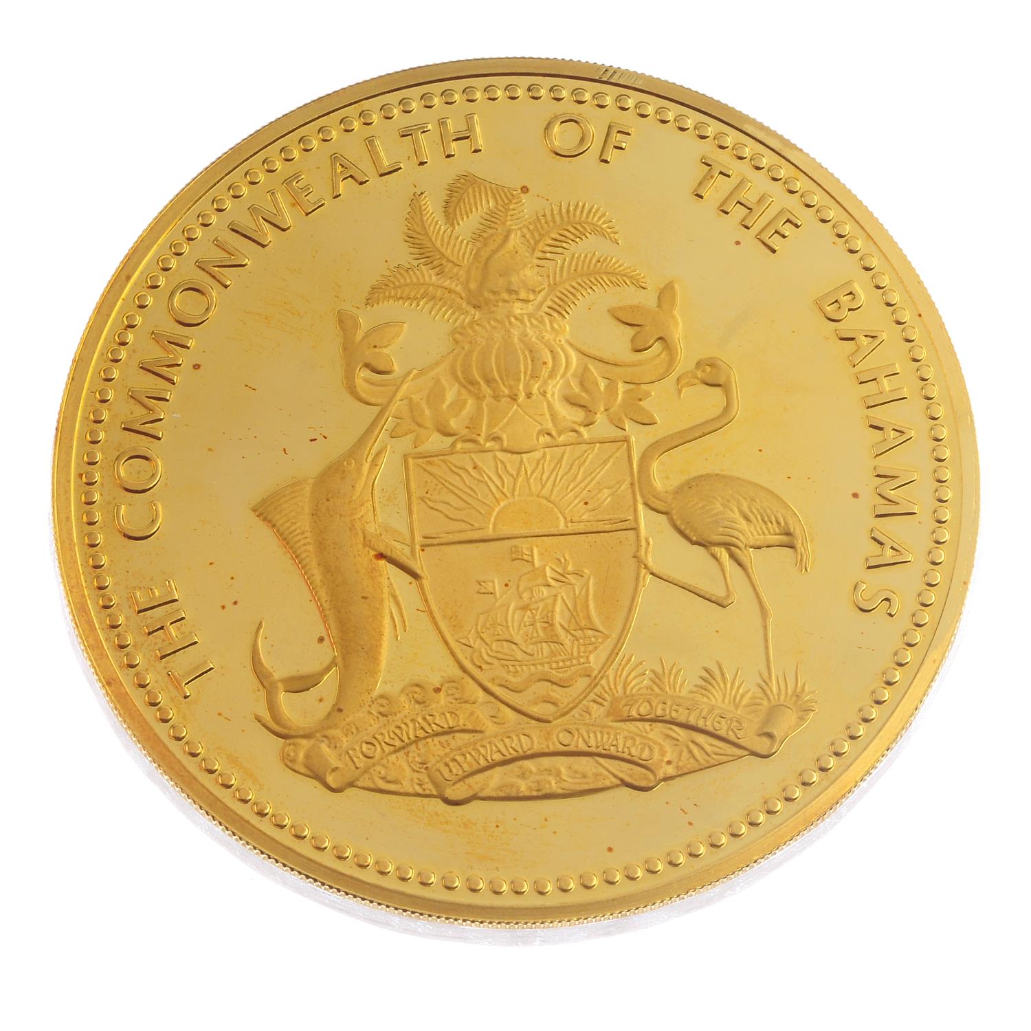 The Commonwealth of the Bahamas, gold (.917) TwentyFive Hundred