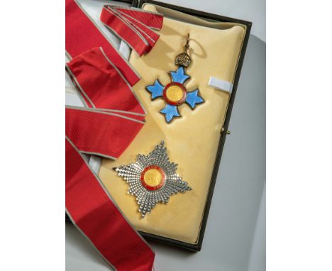 Orden des Britischen Empire, 2. Modell, Kommandeurkreuz 1. Klasse und Bruststern zum Kommandeurkreuz 1. Klasse, ab 1936. Kreu