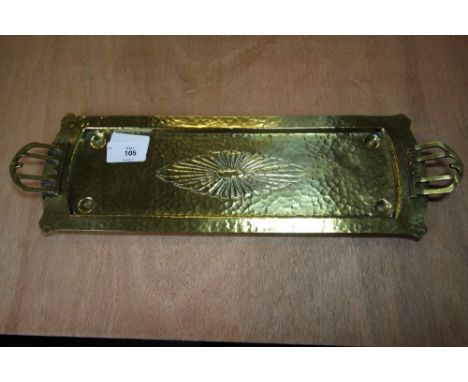 Arts &amp; Crafts Tray by J Poole, Hale, Cornwall
