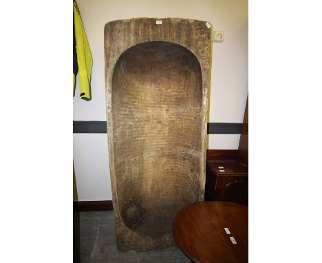 Large adzed salting trough