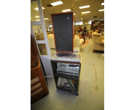 Technics HiFi with cabinet, turntable and Dynatron speaker