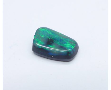 An Australian Lightning Ridge black opal, 3.3carat weight 