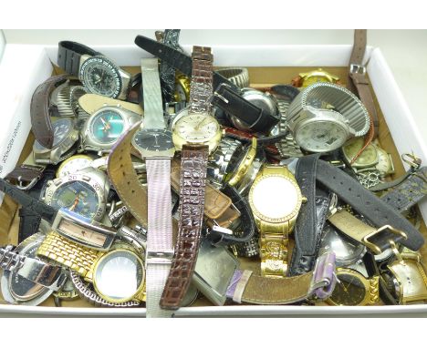 Lady's and gentleman's wristwatches; Sekonda, Timex, Avia, etc., some a/f 