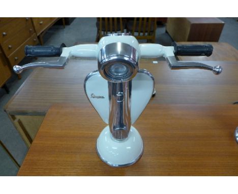 A Vespa table lamp