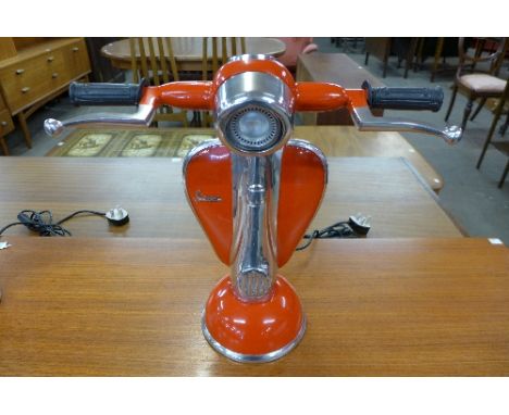 A Vespa table lamp