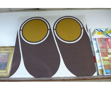 A 1960's fabric canvas print