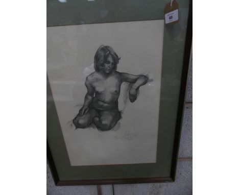 Harry Smith R.I. MPFS, SGA, ATD, NDD ‘Jane’ A lithograph print depicting nude, signed lower right corner, 30/350, with Pentag
