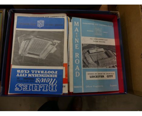 A collection of vintage football programmes, 1960sTo include a quantity of Manchester City programmes. 