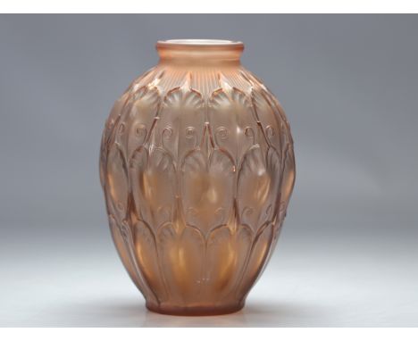 Val Saint Lambert Art Deco Vase "Girofla" (from Delvenne 1932) - Weight: 1.66 kg - Shipping available - Region: Belgique - Si