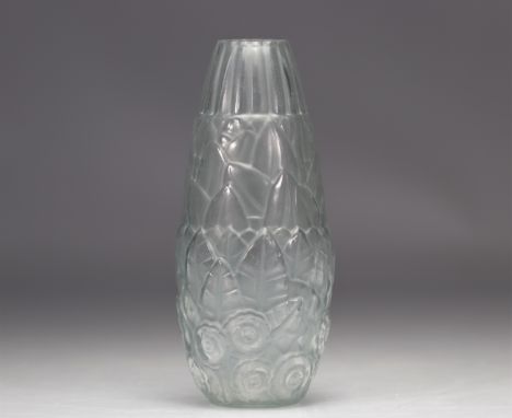 Art Deco Vase "Flora" by Andre Humbelle - Weight: 410 g - Shipping available - Region: Europe - Sizes: H 200 MM D 90 MM - At 