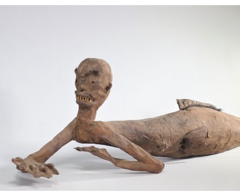 Provenance: &gt; Private collection, Paris Intended for fairgrounds and supposed to represent the mummified body of a mermaid
