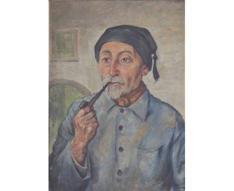 Loy WALTER (19th century to 20th century) oil "portrait of a man" dated 1934. - Weight: 5.30 kg - Shipping unavailable - Regi