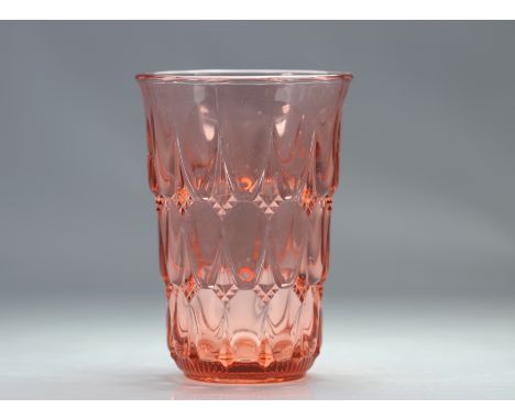 Val Saint Lambert Art Deco vase "Chillon" Luxval - Weight: 2.01 kg - Shipping available - Region: Belgique - Sizes: H 225 MM 