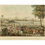 George Hunt after Joseph Moore, second quarter of the 19th Century, a group of four views of