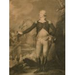 Thomas Cheesman after John Trumbull, 'General George Washington at Trenton', stipple engraving,