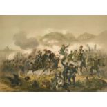 ITALIAN WAR OF INDEPENDENCE, CAMPAIGN OF THE PIEDMONTESE ARMY in 1848. A framed set of 6 original