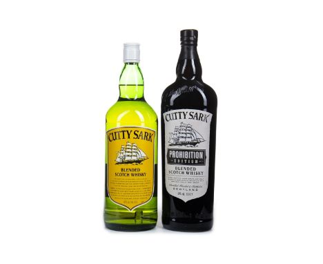 CUTTY SARK PROHIBITION EDITION - ONE LITRE Blended Scotch Whisky One litre, 50% volume. CUTTY SARK - 1.14 LITRE Blended Scotc